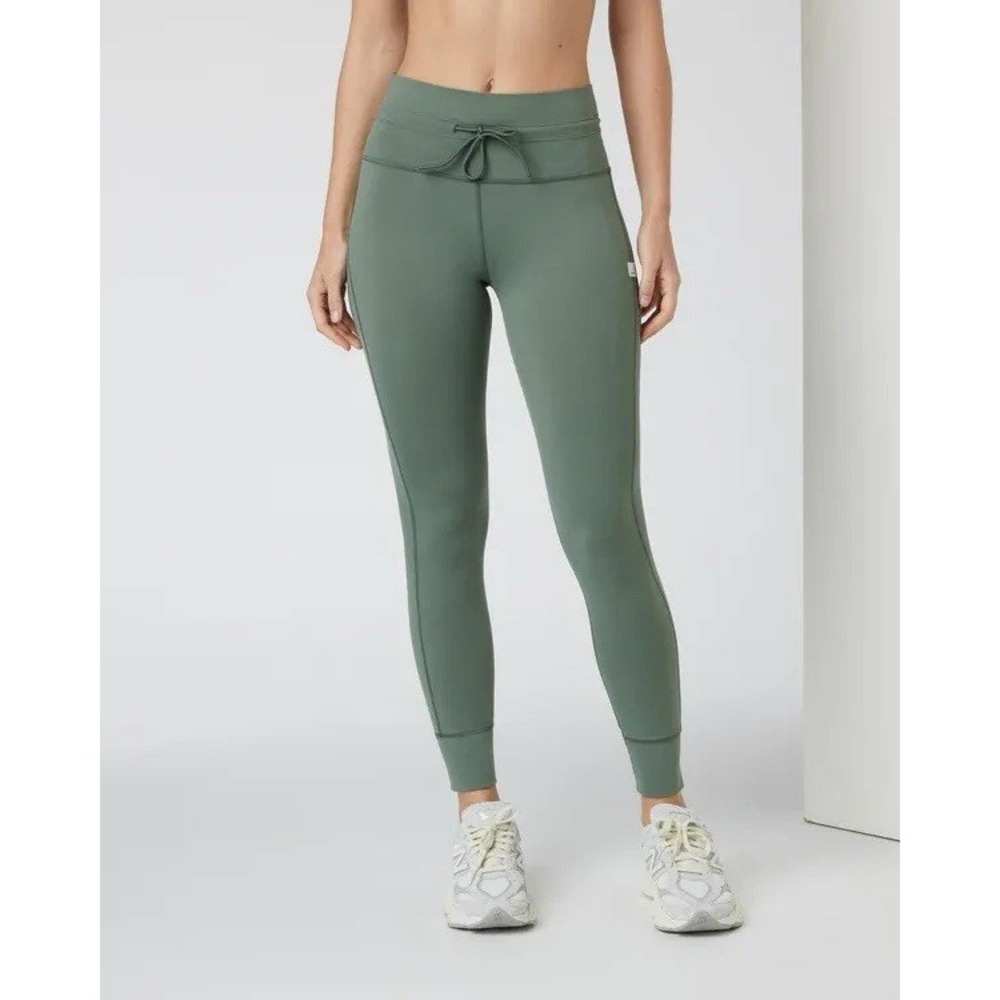 Vuori Daily Leggings Agate Green Women's Size Small Drawstring